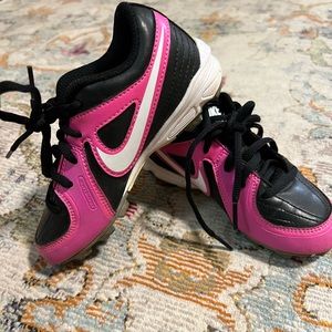 Toddler girl Nike softball cleats